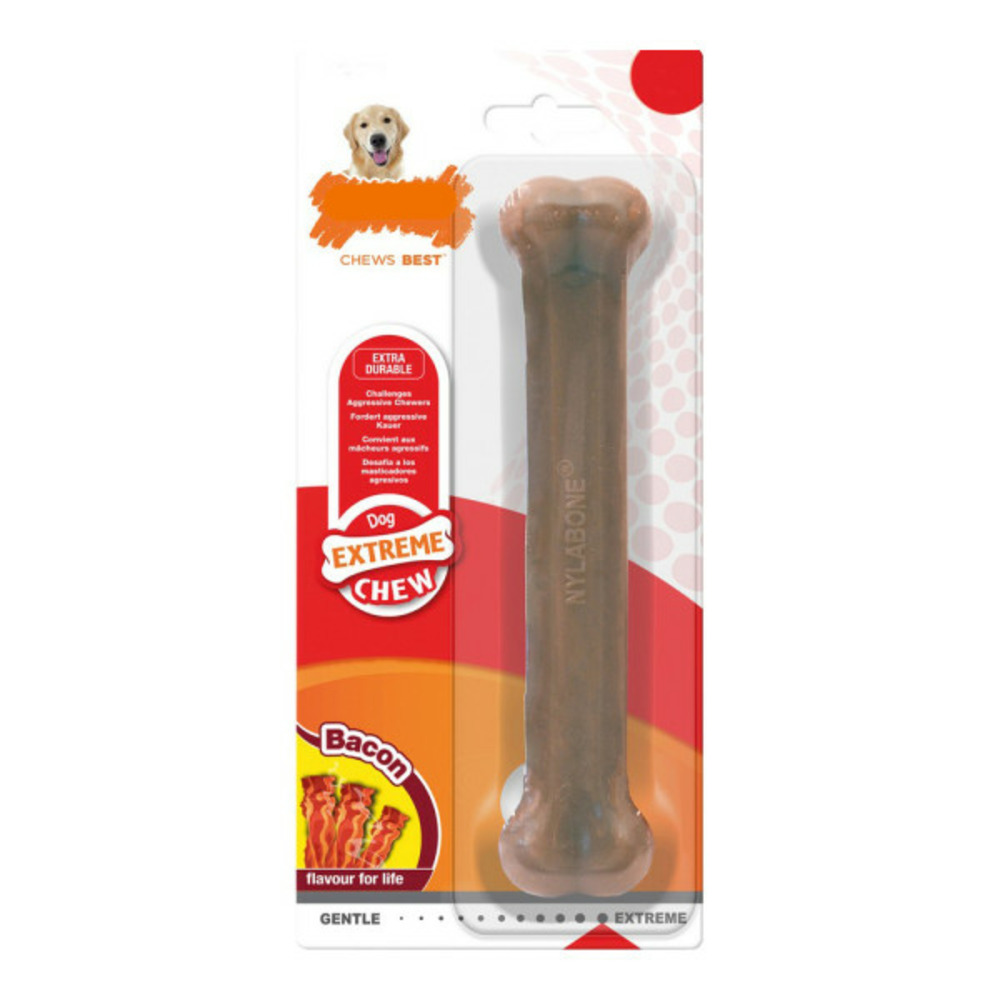 Jouet pour chien dura chew bacon taille xl nylon