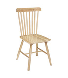 Chaise de table en bois d'hévéa h 87 cm