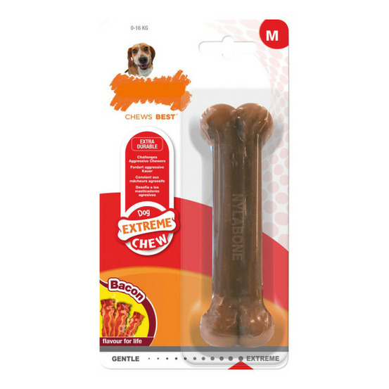Jouet pour chien dura chew bacon taille m nylon