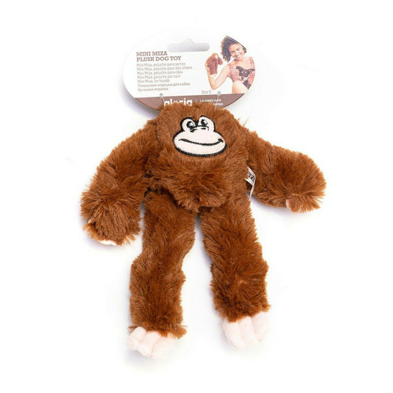 Jouet pour chien miza marron singe