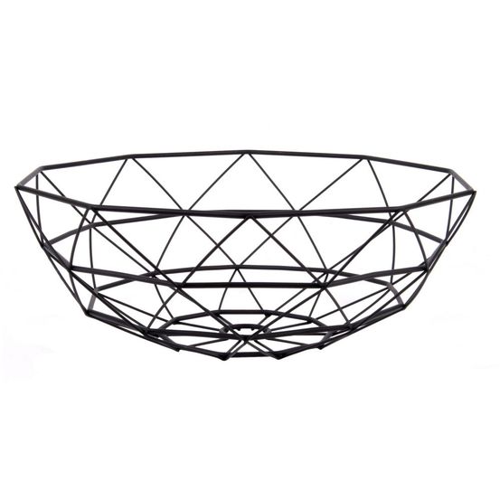 Corbeille à fruits en métal filaire diamond 35 cm