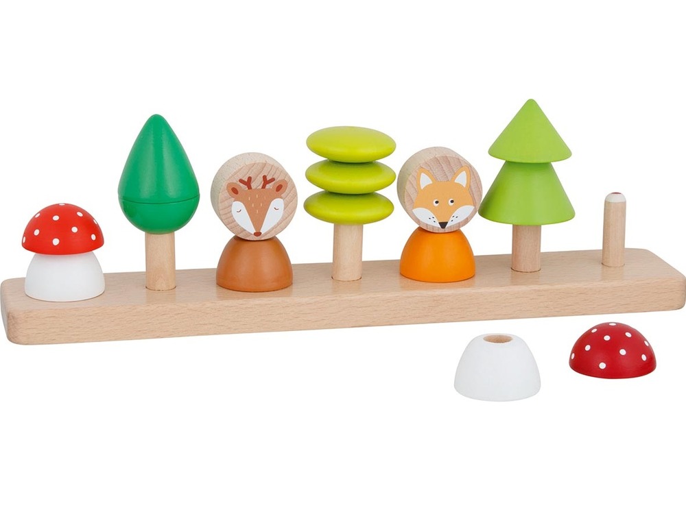 Les amis de la forêt à empiler