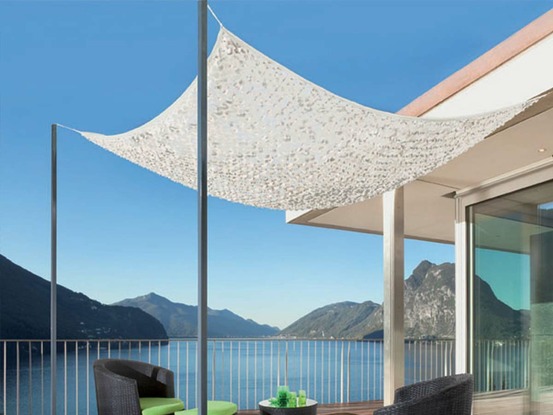 Filet d'ombrage rectangulaire sahara 3 x 4 m