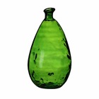 Vase lou verre recyclé vert 12l d25 h47