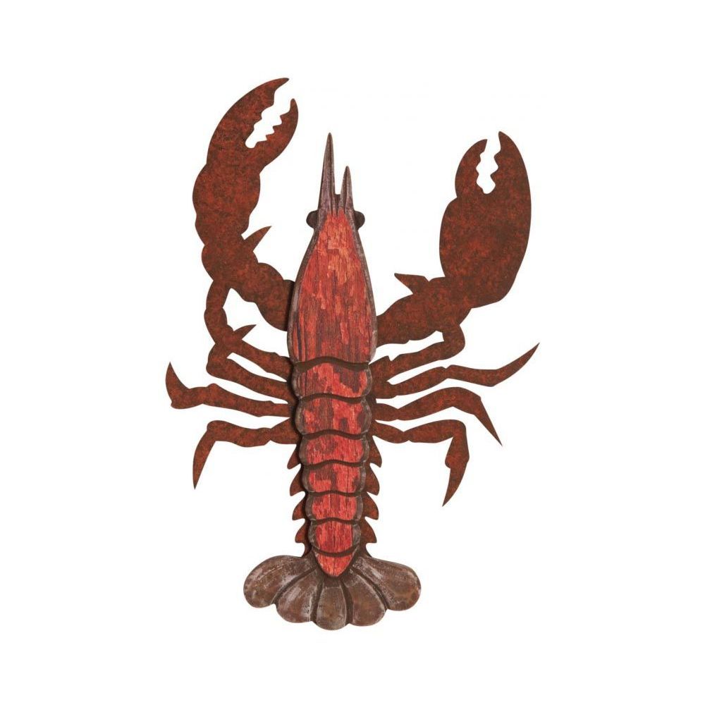 Vase Décoratif Madame Crevette En Forme De Homard Rouge-orange - Gift Company - Neuf