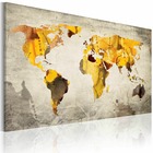 Tableau - continents ensoleillées 120x80 cm