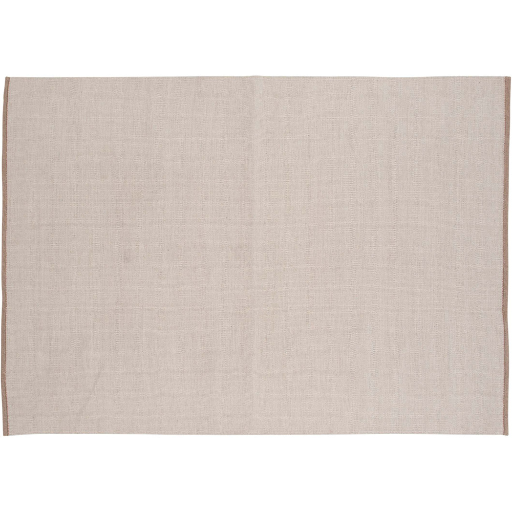 Tapis en coton et laine jaipur beige 300 x 200 cm
