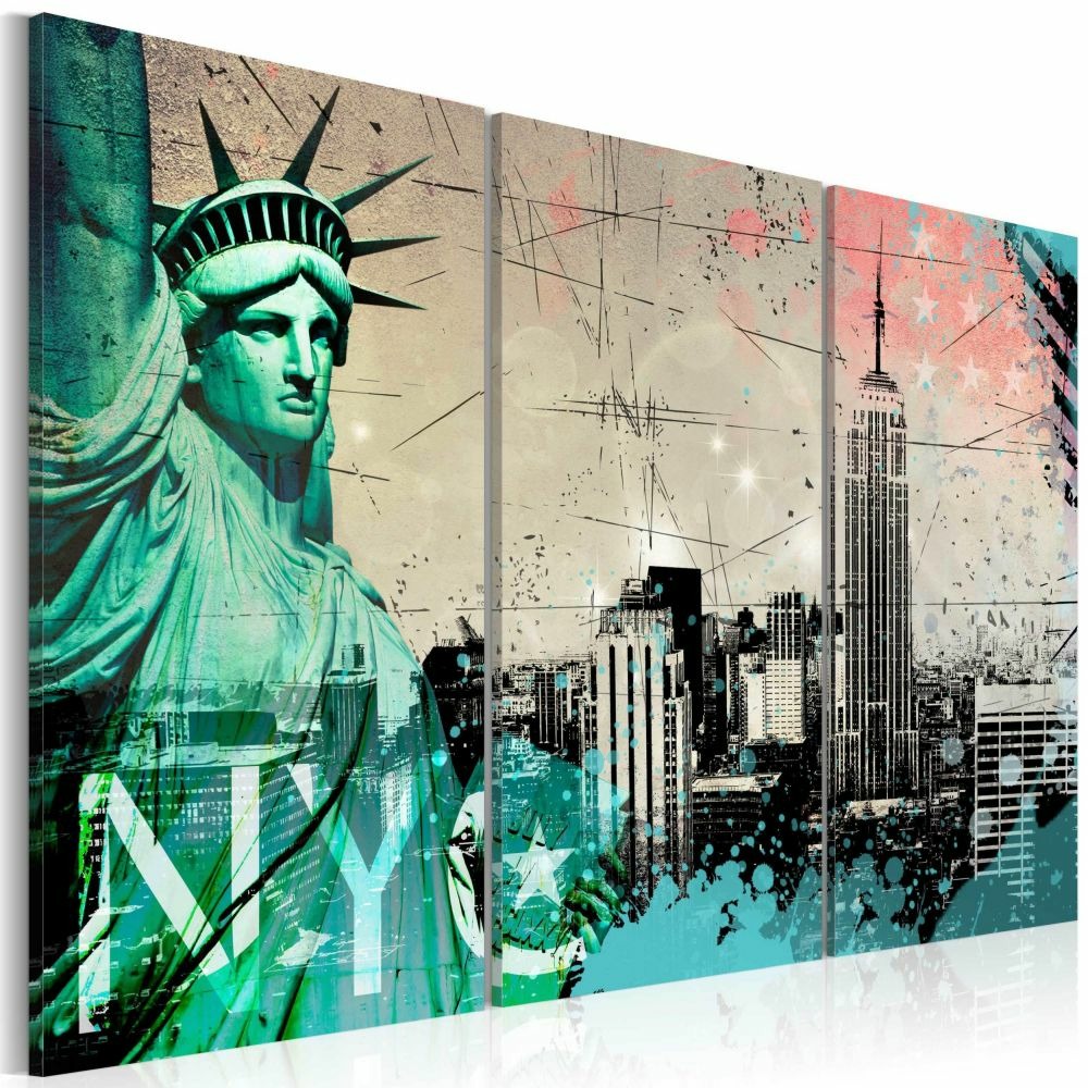 Tableau - nyc collage 120x80 cm