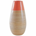 Vase en bambou laqué