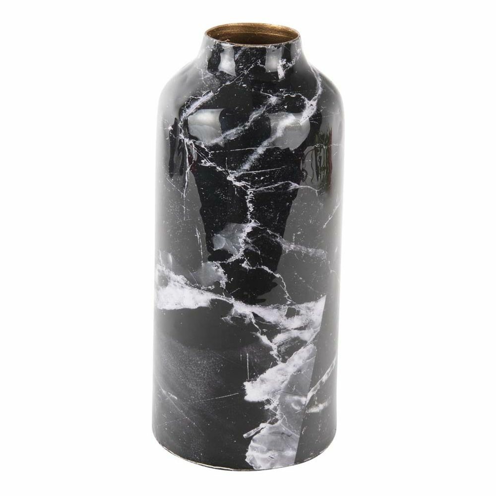 Vase effet marbre marble straight 9 x 20 cm