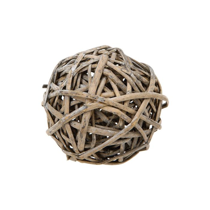 Décoration boule en osier blanc d24 | Leroy Merlin Décoration boule en osier blanc d24 | Leroy Merlin