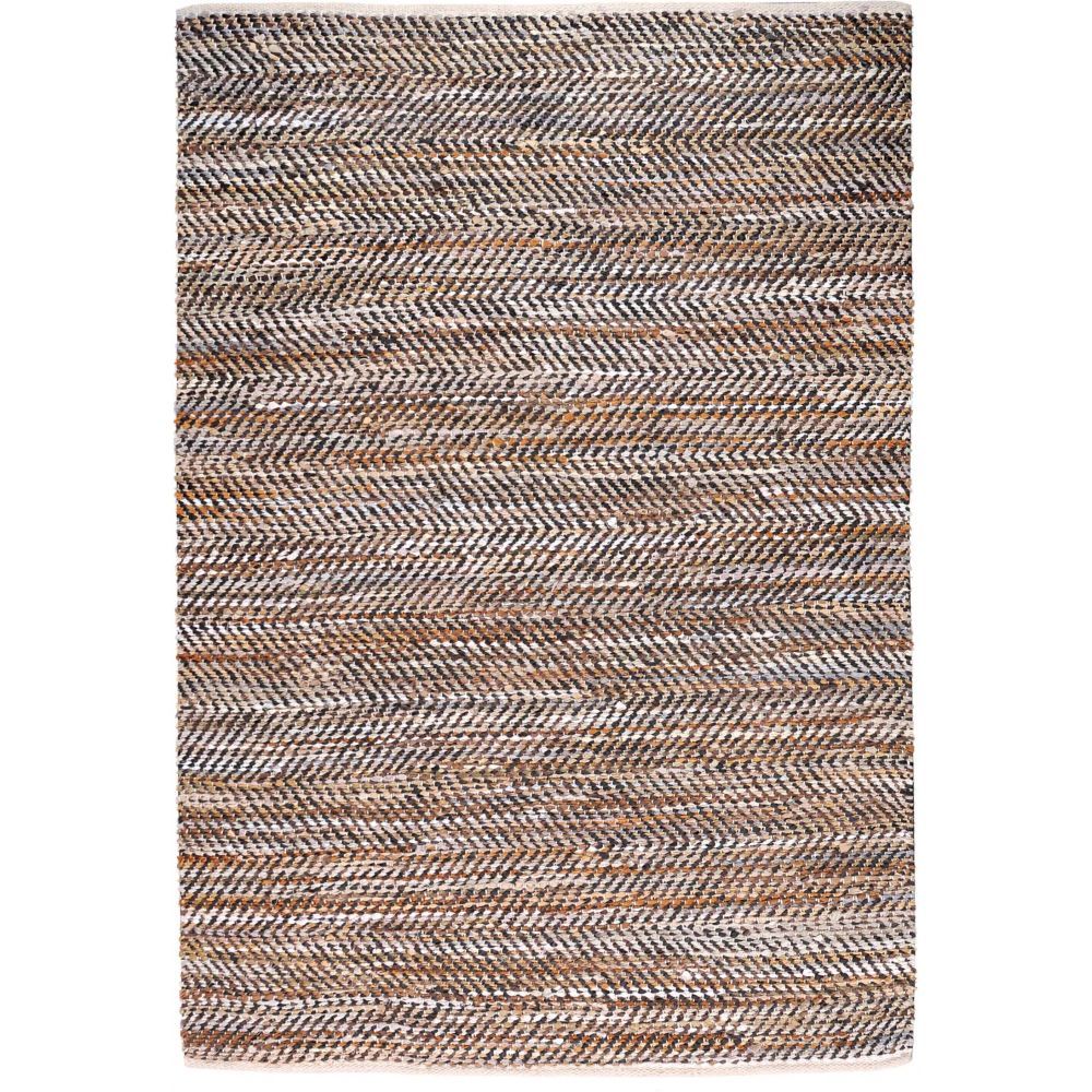 Tapis cuir et coton naturel atlas 85 x 55 cm | Truffaut
