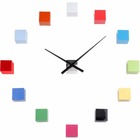 Horloge cubique diy multicolore