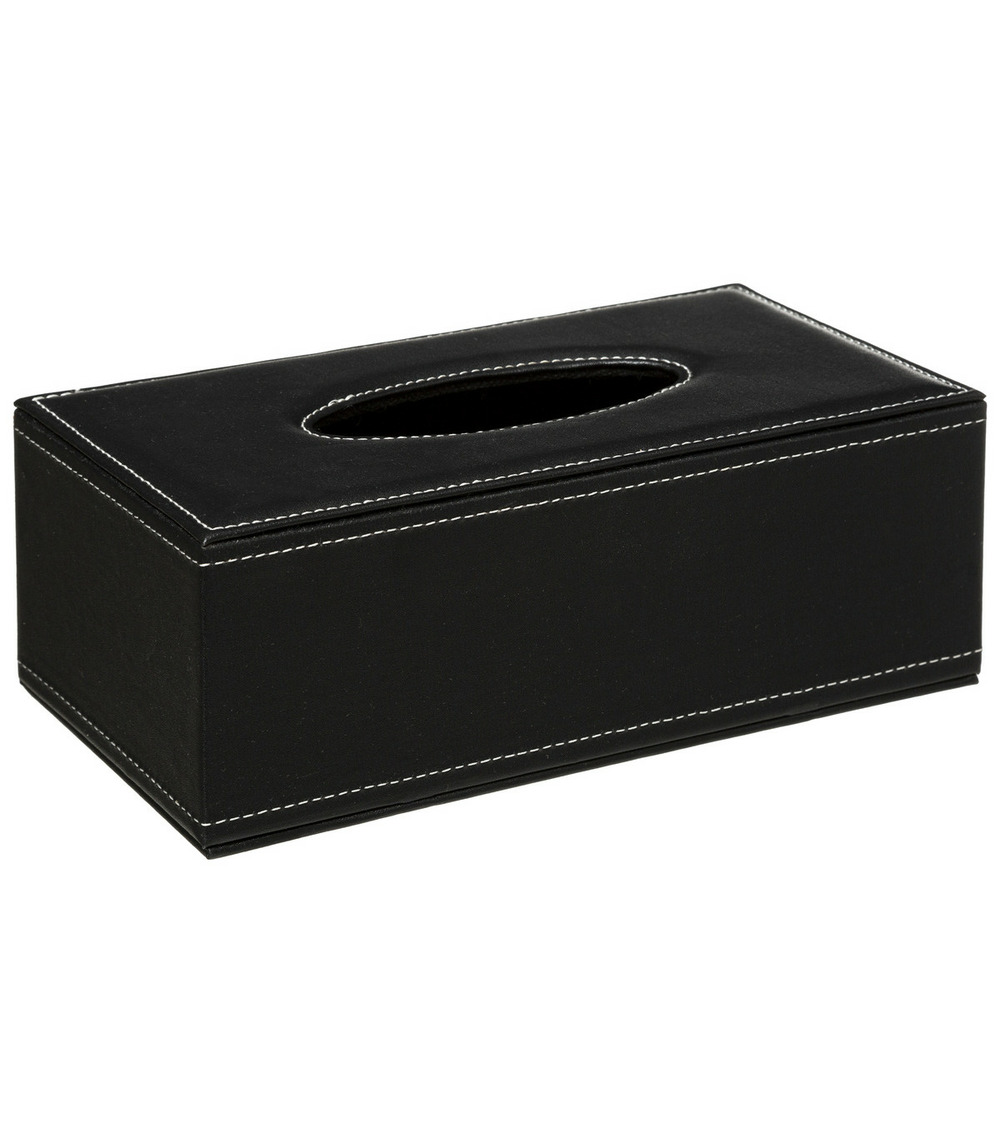 Boîte à mouchoirs noir