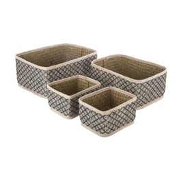 Rangement Garde Manger Kohand 4 Pack Paniers De Rangement En Métal, Panier Métallique Noir En Panier Grillage Rangement Garde Manger Kohand 4 Pack Paniers De Rangement En Métal, Panier Métallique Noir En Panier Grillage
