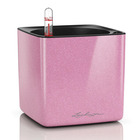 Cube glossy  14 kiss - 14x14x14 cm - kit complet, rose bonbon ultra brillant