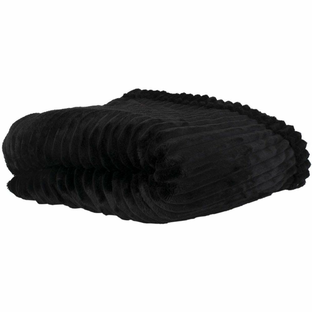 Plaid en velours côtelé 150 cm