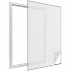 Moustiquaire fenêtre blanc 28g/m² bande auto-agrippante 9,5 mm max 150x180 cm