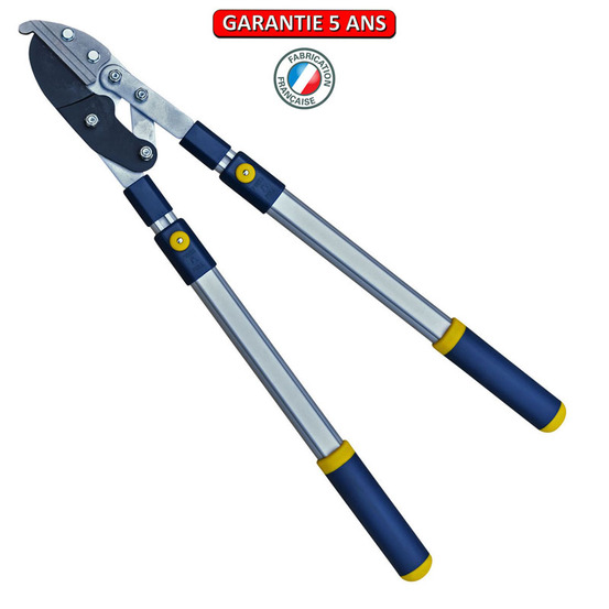 Coupe branche grand modele - manche alu telescopique - enclume