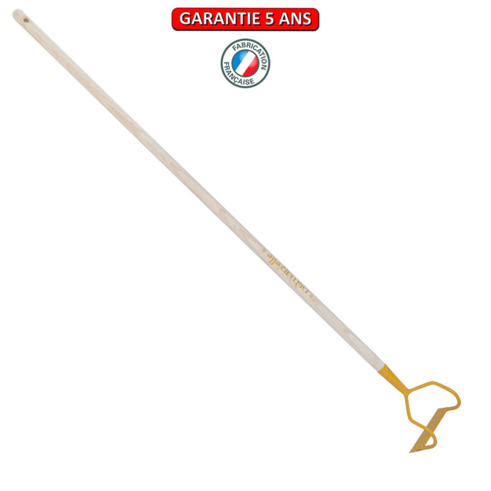 Ratissoire à tirer de 16cm, manche 130cm - miel