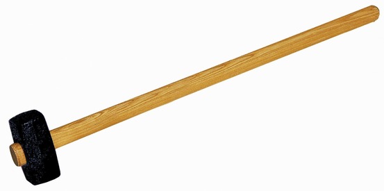 Masse avec manche en bois, 3 kg