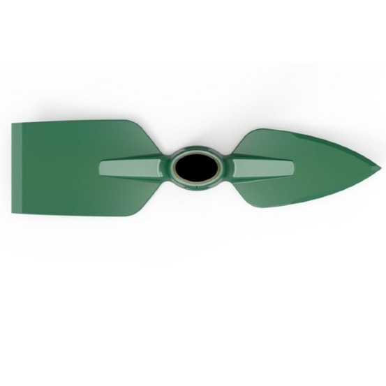 Serfouette forgée duopro douille ovale 40x27 panne et langue - 30 cm sans manche