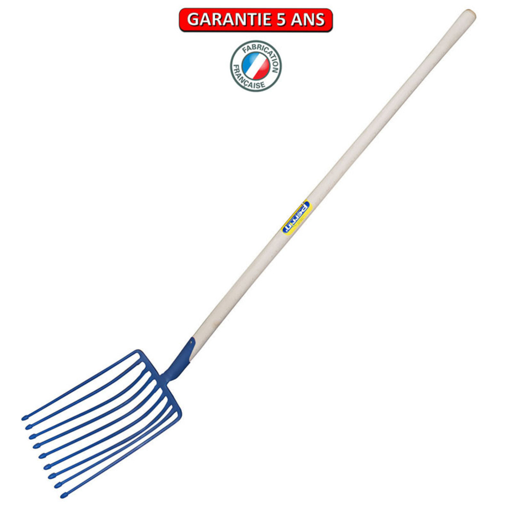 Fourche a pomme de terre emmanché cintre 135 - 9 dents