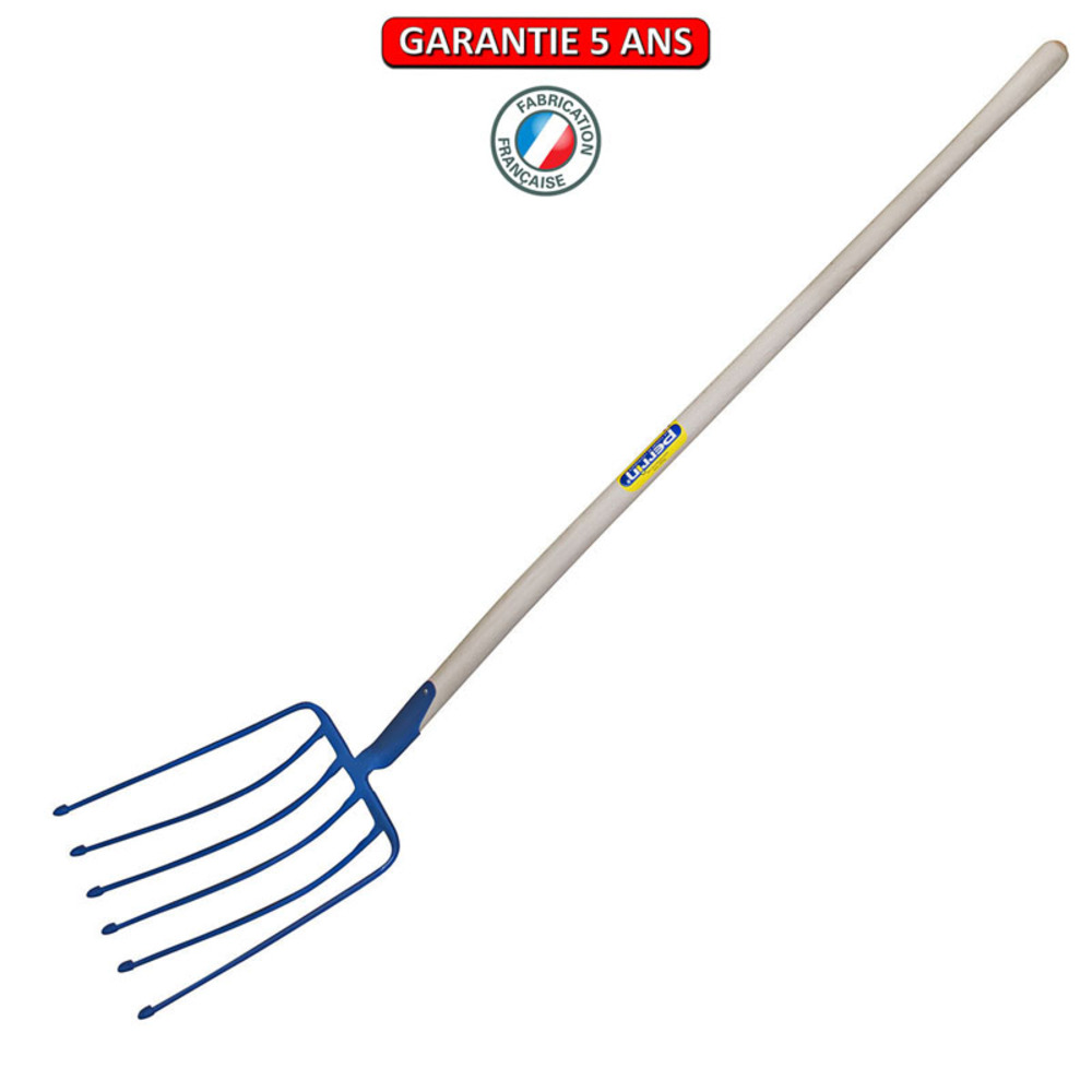 Fourche a douille a betteraves emmanché cintre 135 - 9 dents