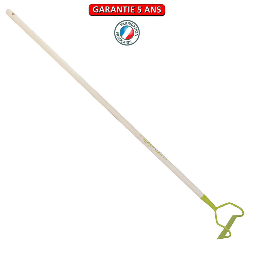 Ratissoire à tirer de 16cm, manche 130cm - kiwi