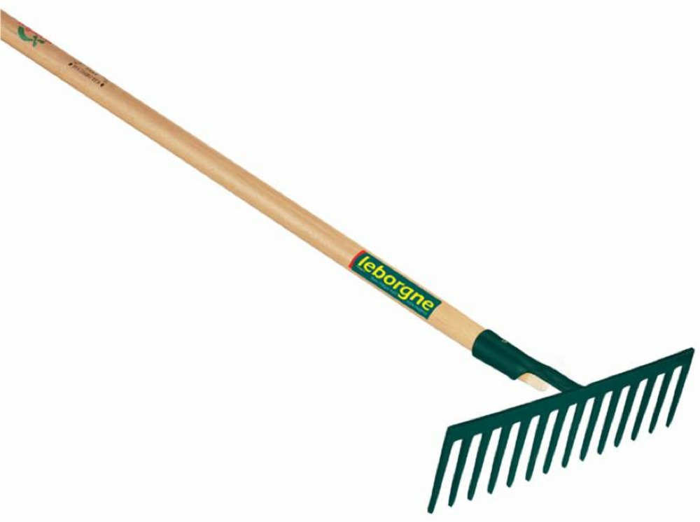 Râteau forgé - dents droites 35cm