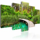 Tableau - emerald trail 100x50 cm