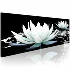 Tableau - alabaster lilies 150x50 cm