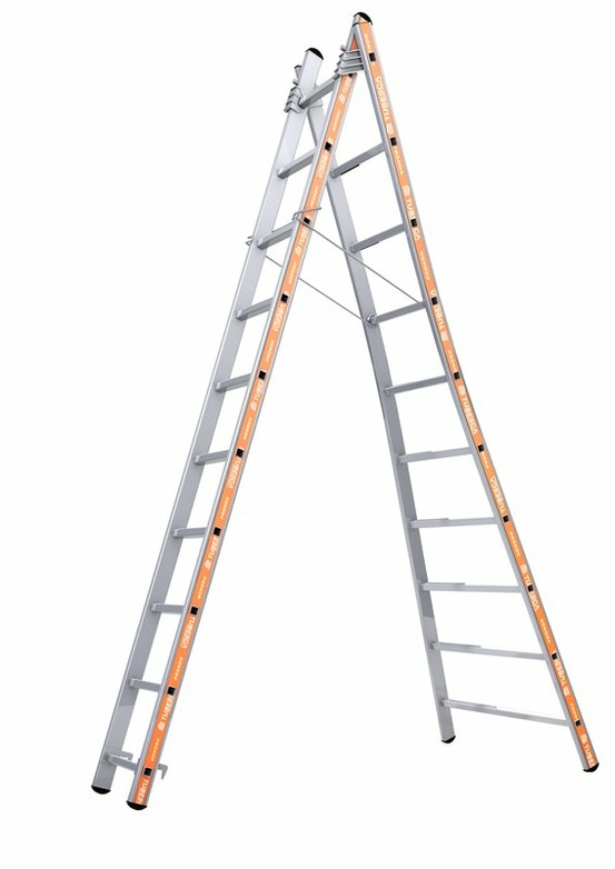 Echelle pronor transformable 2 plans - 4m92 - 2x10