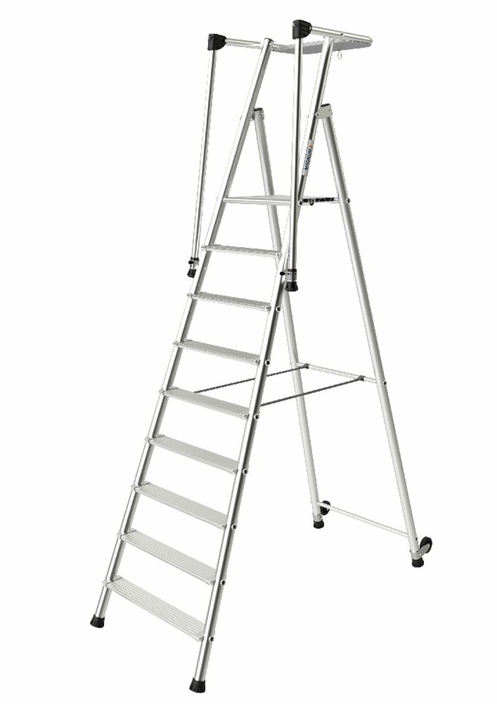 Marchepied magnum 3 - 9 marches - hauteur de travail 4,13m