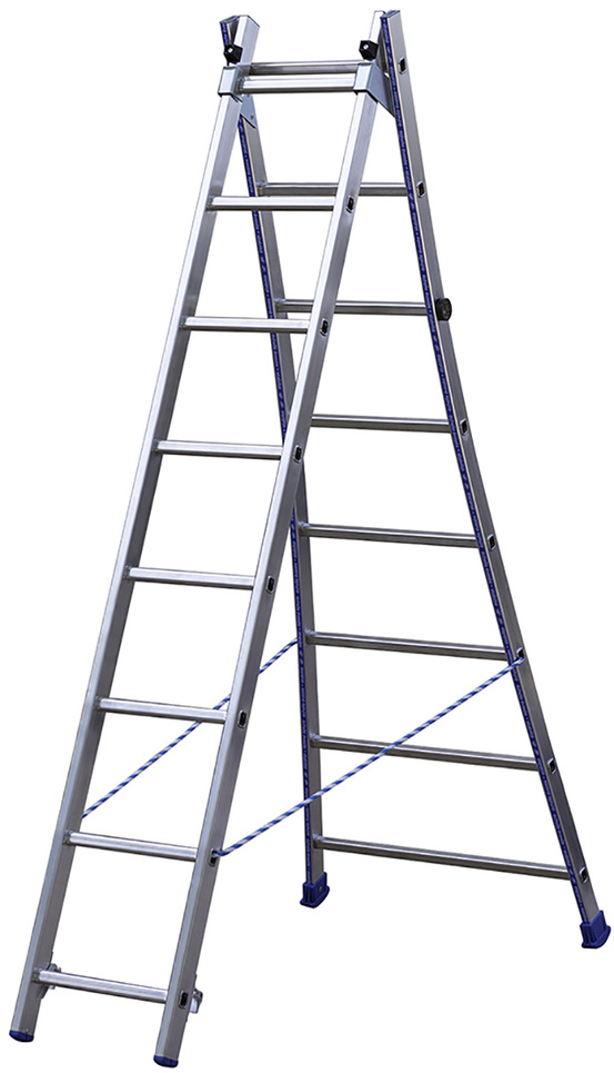 Echelle transformable 2 plans ket2 3m45/5m95