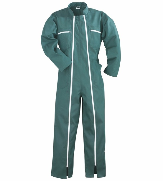 Combinaison de travail - 2 zip combi vert xl