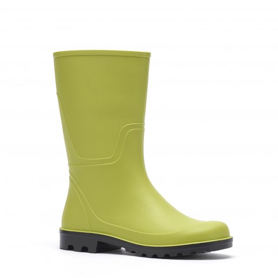 Botte pvc rouchette belle plante, kiwi, taille 41