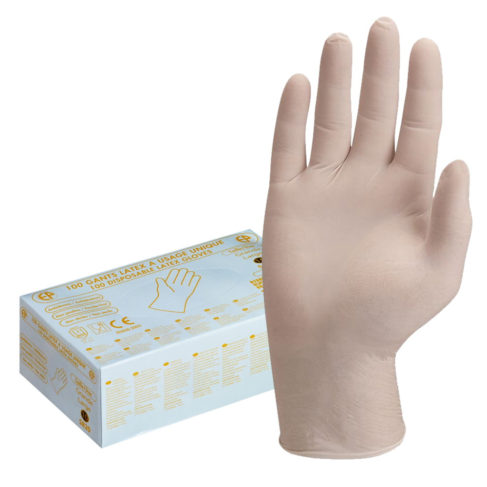 Boîte de 100 gants intérieur poudré