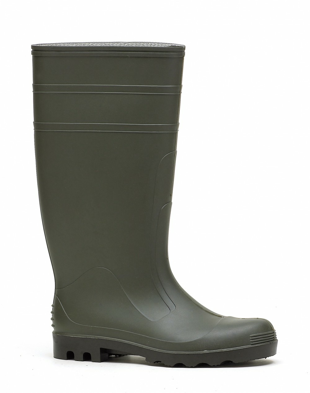 Botte pvc rouchette, vert, taille 40