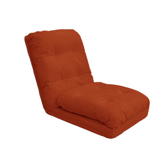 Fauteuil convertible réglable à 6 positions 70x60cm terracotta