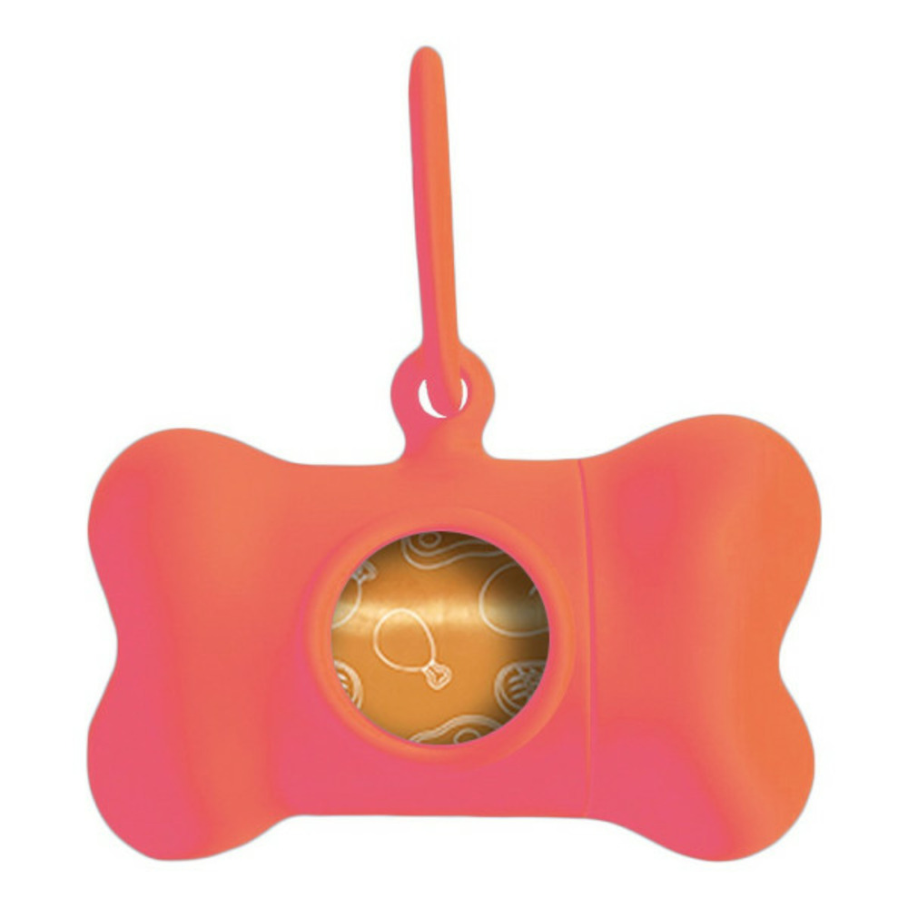 Distributeur de sacs pour animaux domestiques neon rose
