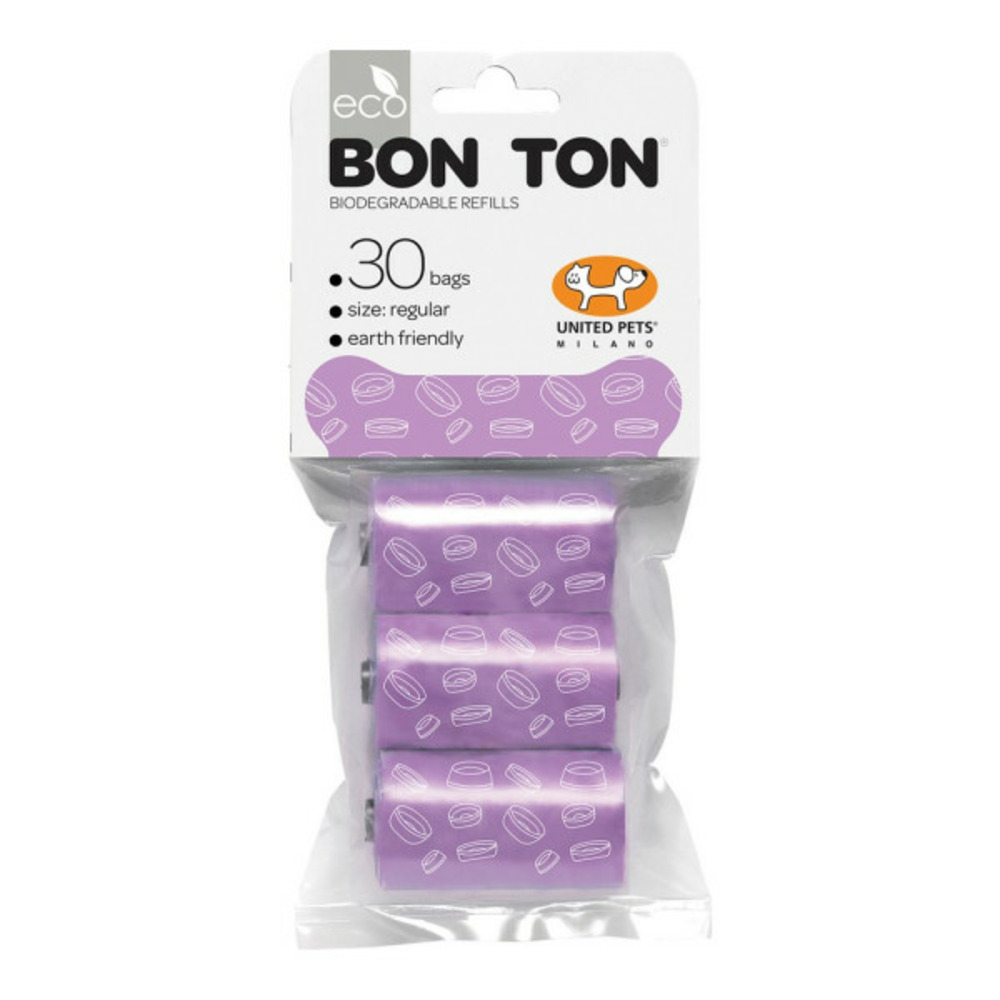 Sacs d'hygiène bon ton regular chien lila (3 x 10 uds)