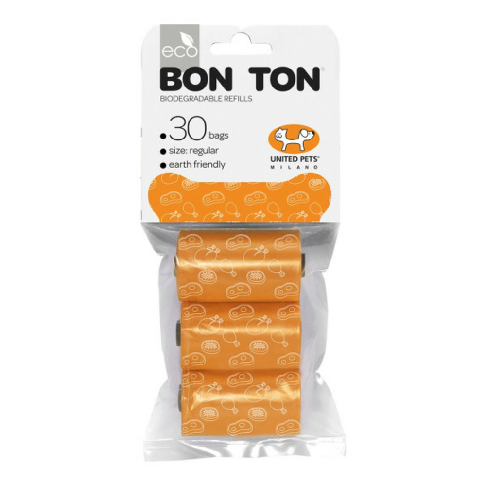 Sacs d'hygiène bon ton regular chien orange (3 x 10 uds)