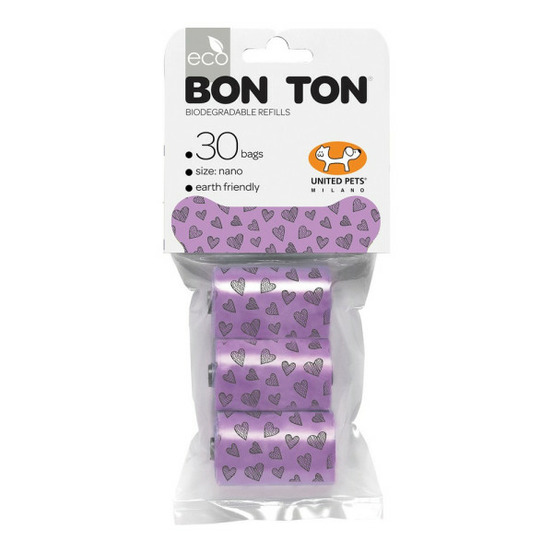 Sacs d'hygiène bon ton nano chien violet (3 x 10 uds)
