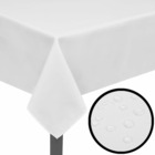 Nappes de table 5 pcs blanc 130x130 cm