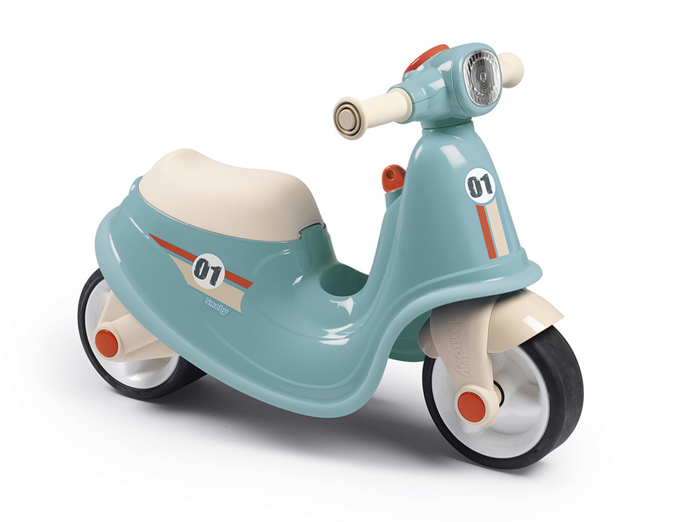 Porteur bébé scooter bleu