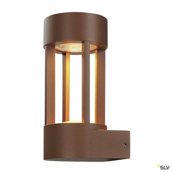 Applique extérieure slots, rouille, avec led intégrée, 6,3w, 3000k, ip44
