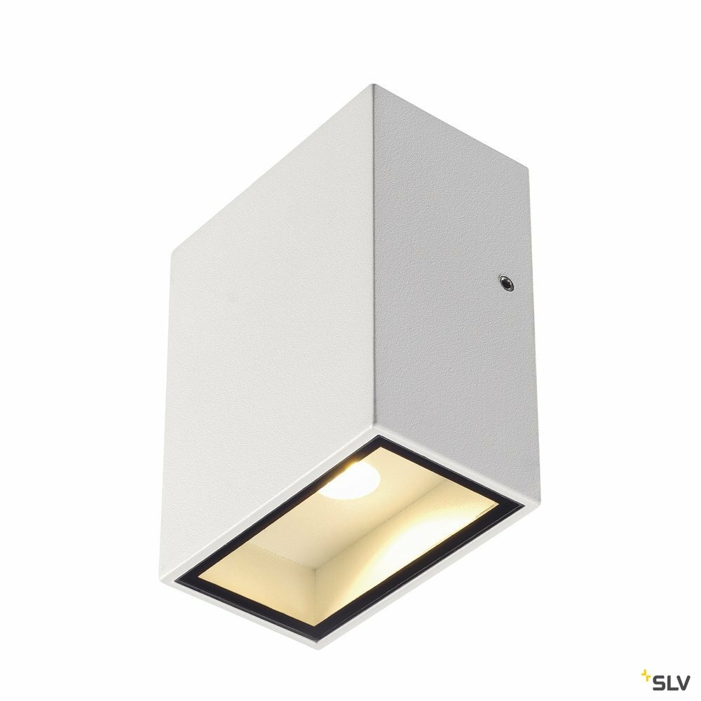 Applique extérieure big quad, blanc avec led intégrée, 4,5w, 3000k, ip44