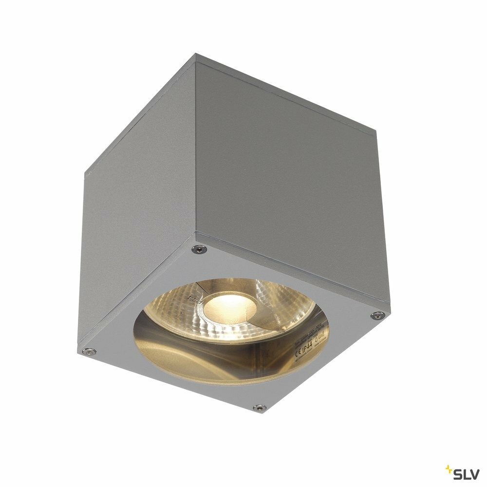 Applique extérieure big theo, gris, gu10/qpar111, 75w max, ip44