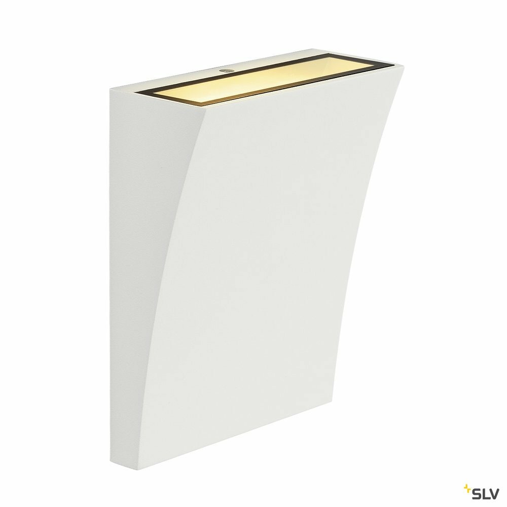 Applique extérieure delwa, blanc avec led intégrée, 10w, 3000k, ip44